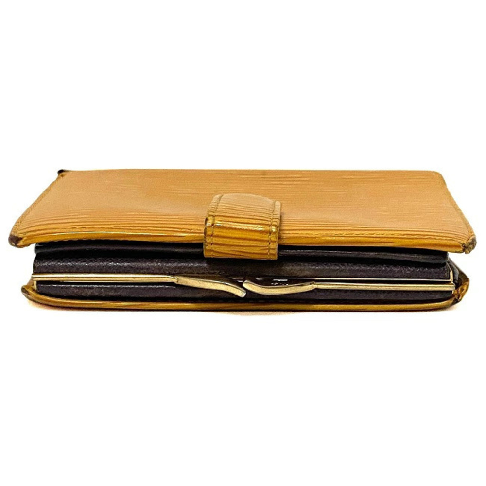 Louis Vuitton Portemonnaie Viennois Wallet Yellow Purple Tassili Epi Leather - Picture 4 of 9